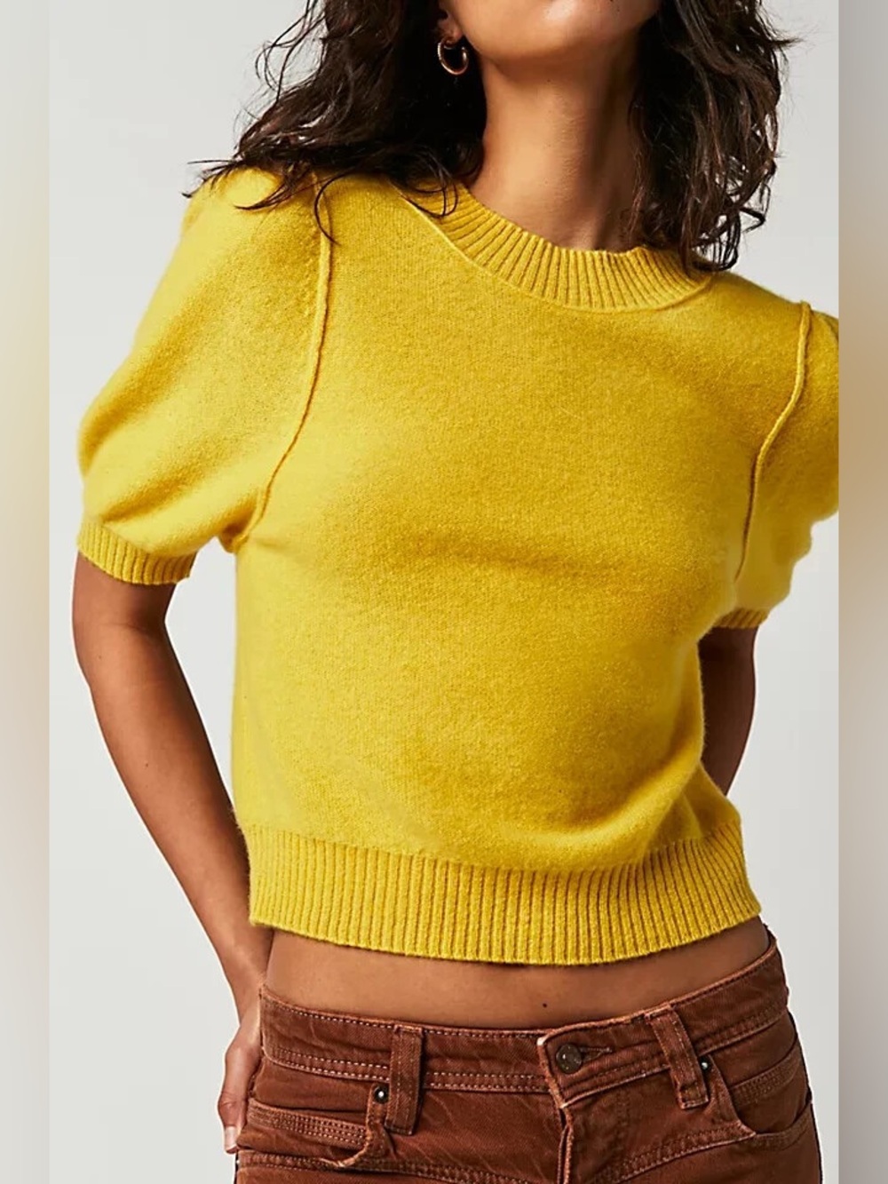 Free People Staycation 100% Cashmere Sweater